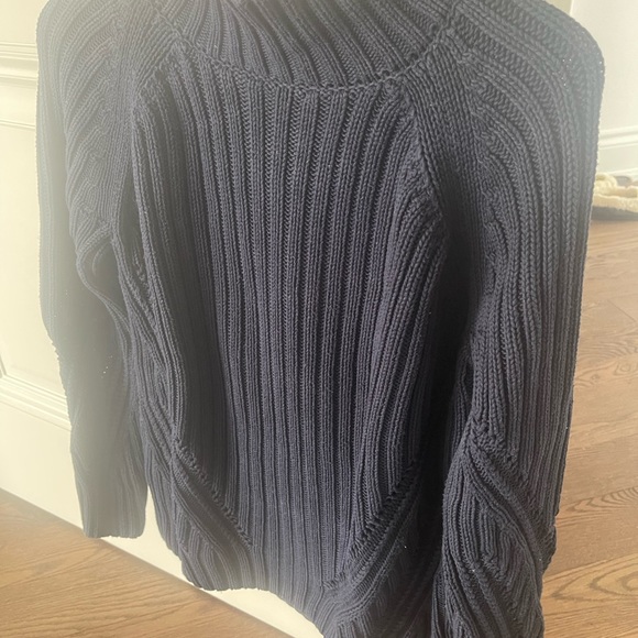 Navy Knit Sweater - Picture 2 of 5